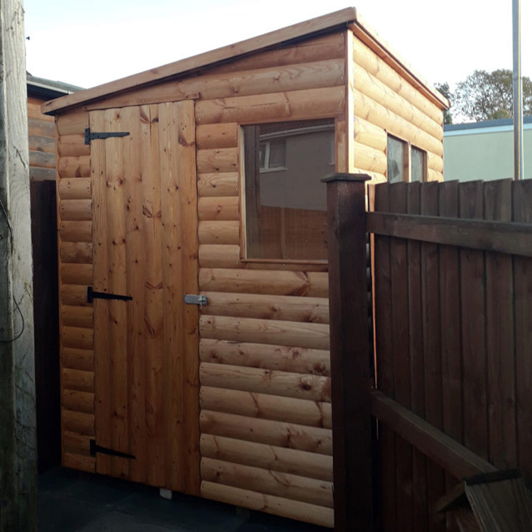 Small loglap shed